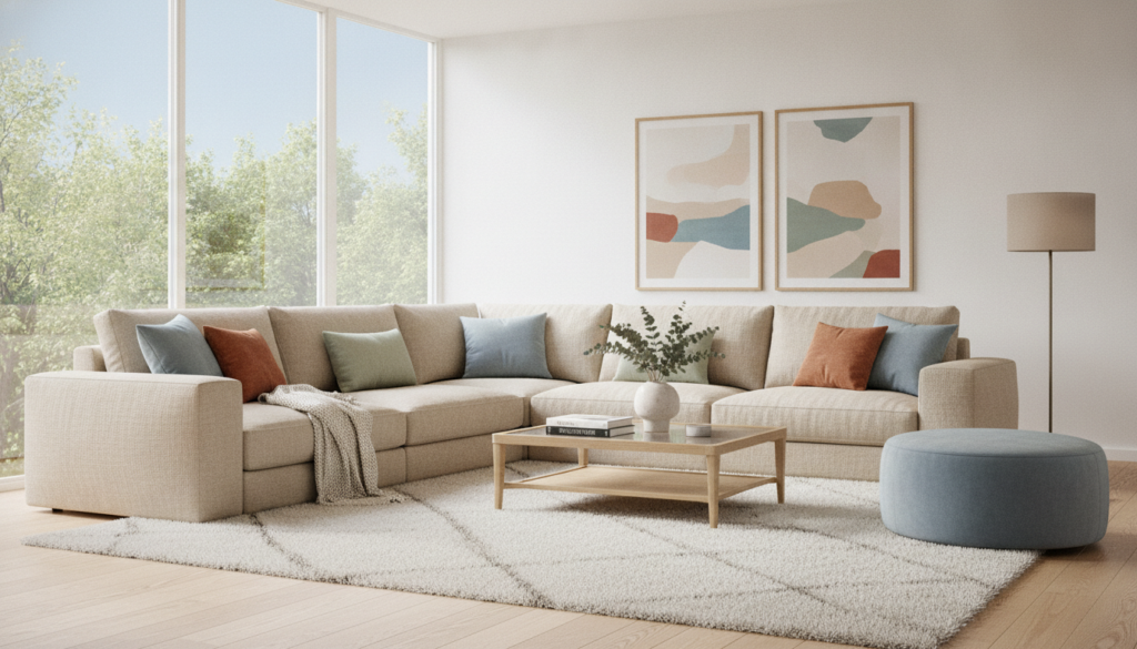 découvrez comment associer harmonieusement les couleurs avec un canapé beige pour créer un salon élégant et accueillant.