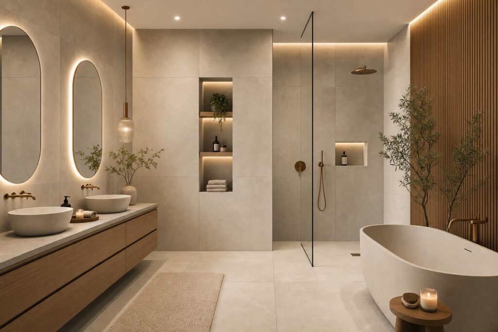 Papier peint salle de bain : où le poser et lequel choisir