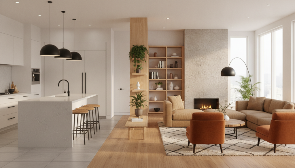 découvrez des astuces pratiques pour délimiter facilement votre cuisine ouverte sur salon et créer des espaces chaleureux et distincts dans votre intérieur.