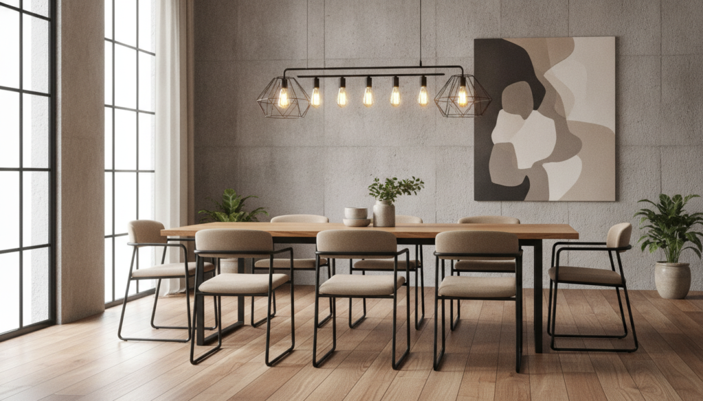 découvrez des idées de décoration moderne pour votre salle à manger : choix de tables design, éclairage tendance et matières innovantes pour un intérieur élégant et convivial.