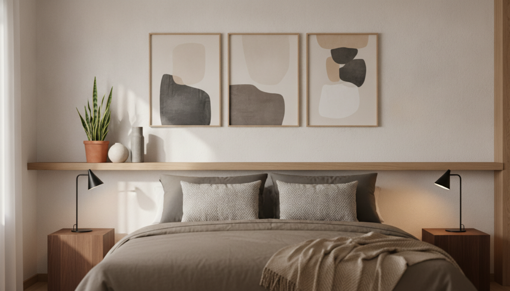 découvrez des idées sobres et élégantes pour la décoration murale de votre chambre adulte, alliant style et simplicité pour un intérieur apaisant.