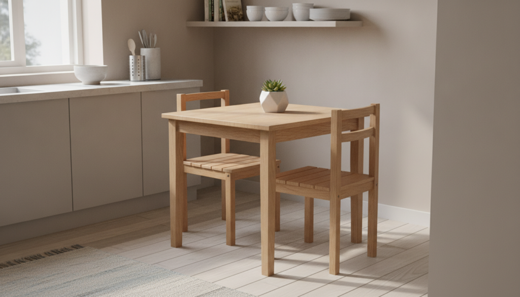 découvrez notre sélection de petites tables de cuisine parfaitement adaptées aux petits espaces pour allier fonctionnalité et gain de place.