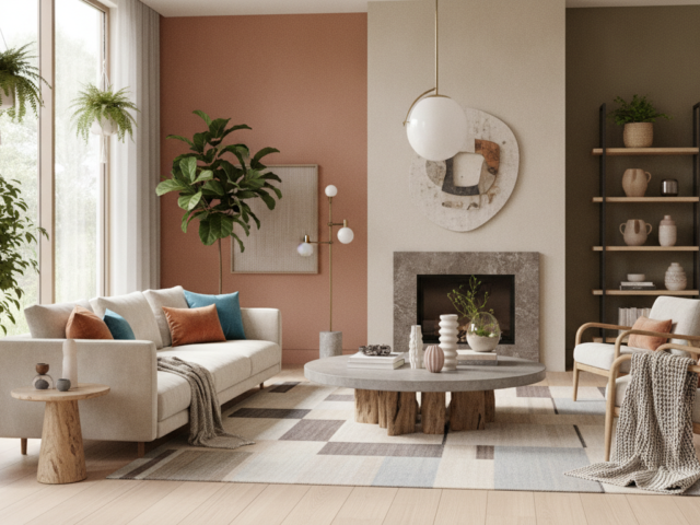 Tendances déco salon 2026 : couleurs, matières, styles